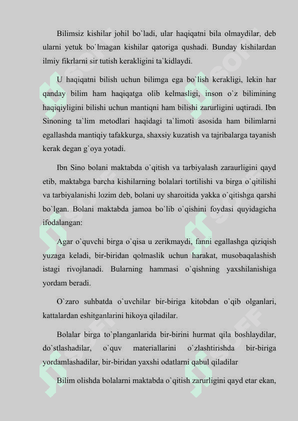 Abu Ali ibn Sino  hayoti va pedagogik qarashlari 8