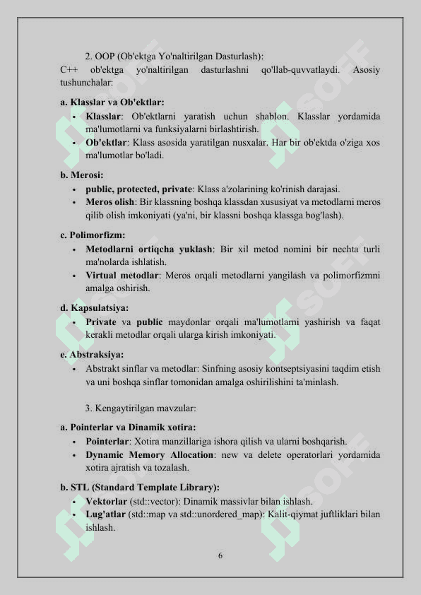 Dasturlash tillarini o’qitish metodikasi 6