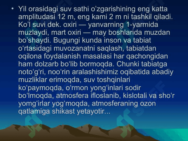 Sarez ko’li 4