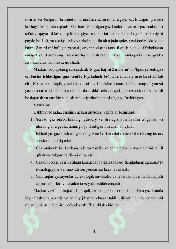 Ishlatilgan gaz konlarida yerosti gaz omborining tuzilishi va funksiyalariIshlatilgan gaz konlarida yerosti gaz omborining tuzilishi va funksiyalari 3
