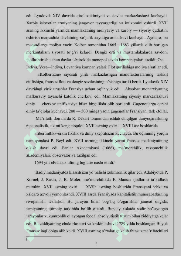 Konsullik va imperiya yillarida Fransiya 3
