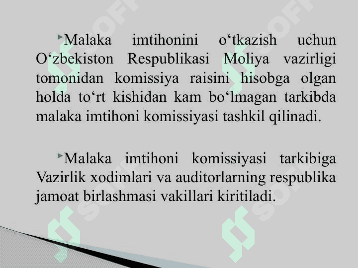 Auditorlik kasbiga malakaviy va axloqiy talablar 6