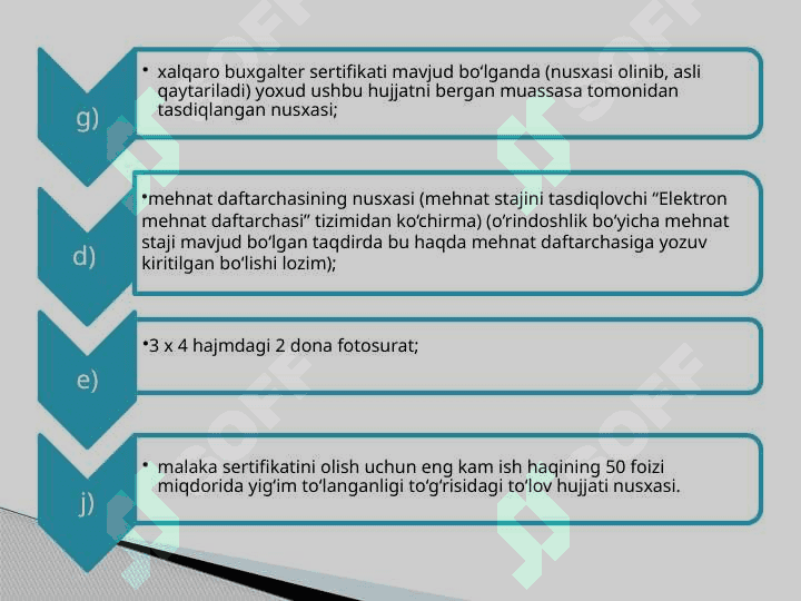 Auditorlik kasbiga malakaviy va axloqiy talablar 8