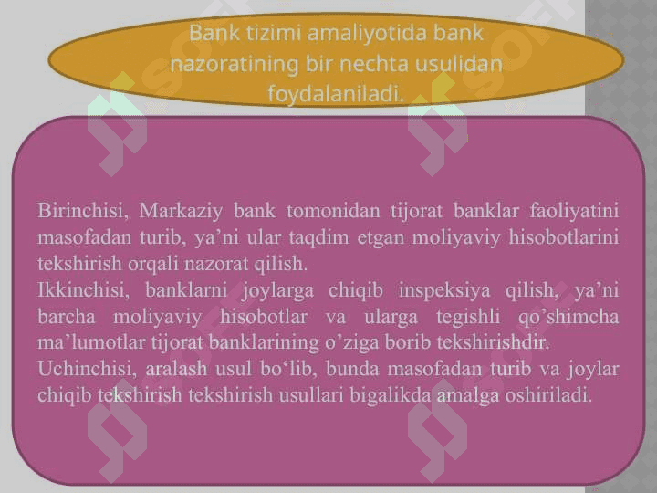 Bank muassasalarida moliyaviy nazoratni tashkil etish 6
