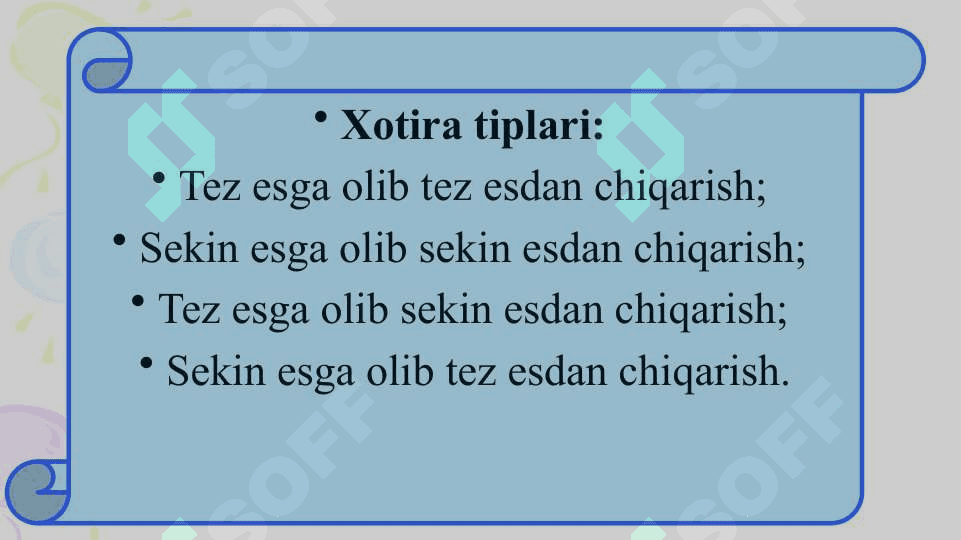 MNEMONIK BILIMLARNING INSON HAYOTIDAGI ROLI 8