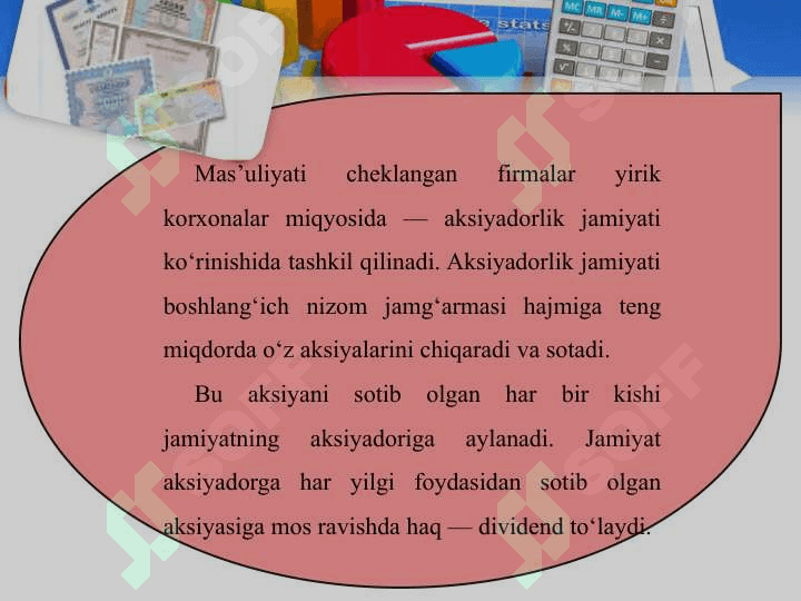 Aksiyadorlik jamiyatlari foliyatiga xalqaro moliya bozoridagi o'zgarishlarining ta'siri tahlili 2