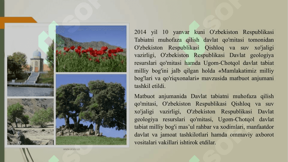 Alohida muhofaza qilinadigan hududlar 2