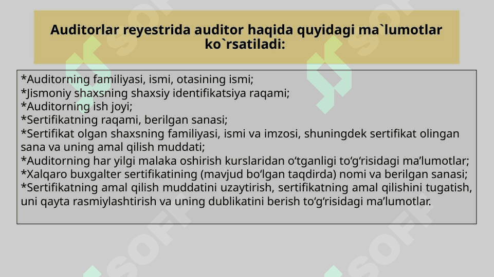 Auditorlar reyestri 3