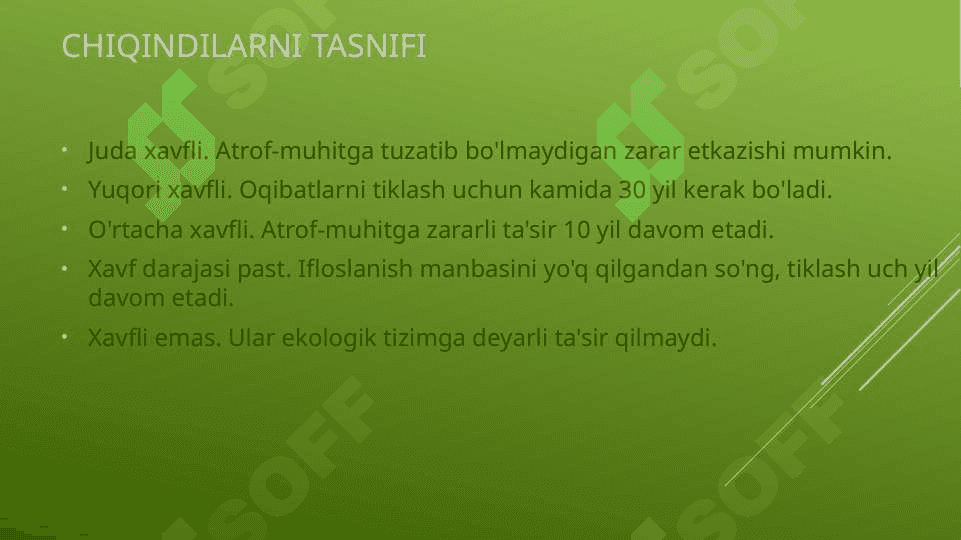 Chiqindilardan qurulish materiallarini ishlab chiqarish 4