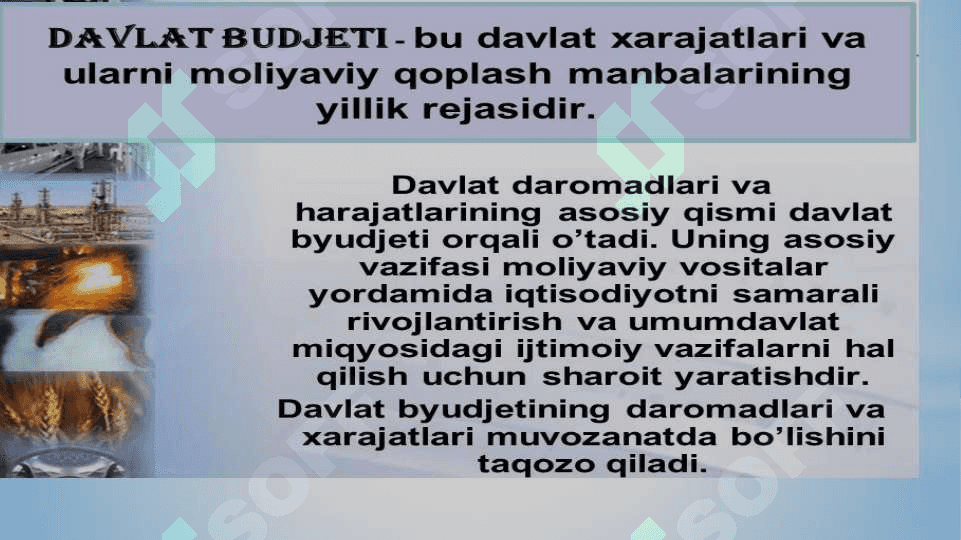 DAVLAT QARZI VA DAVLAT BYUDJET TAQCHILLIGI 5