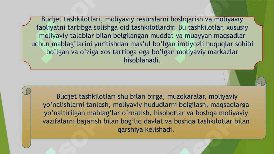 Budjet tashkilotlari 2