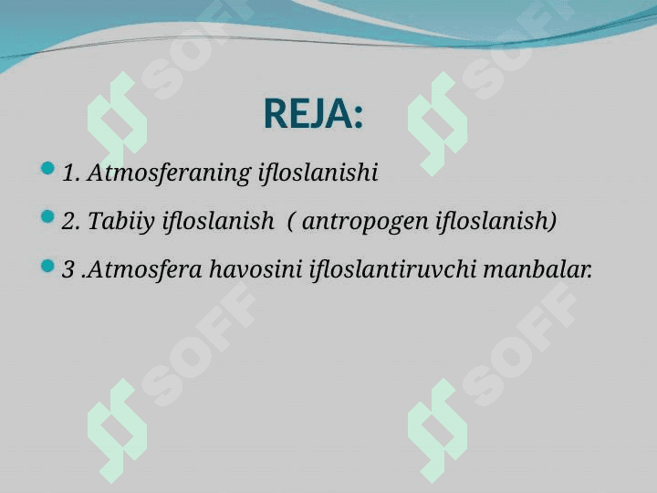 Atmosfera ifloslanishining atrof muhit va inson salomatligiga ta’siri 2
