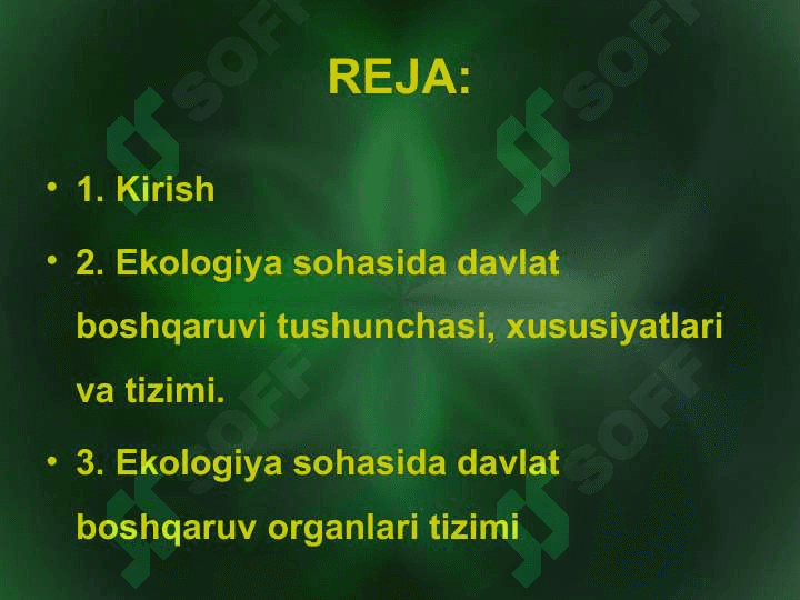Ekologiya sohasida 2