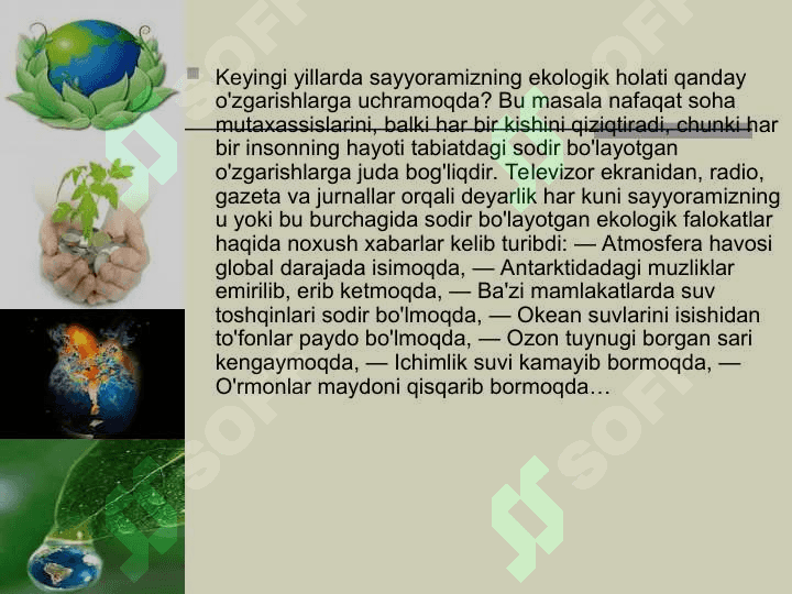 Ekologiya va atrof-muhit 2