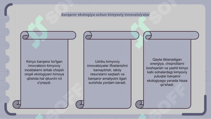Ekologiyani asrashda kimyoning ro‘li 5