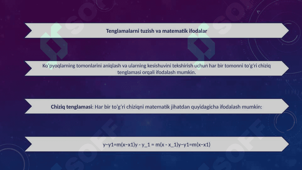 Ko’pyoqlarning kesishgan chiziqlarini aniqlash 5