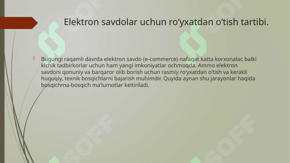 Elektron do‘konda tovarni tanlash va savdo mexanizmi 7