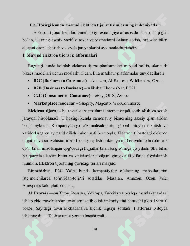 Tovarlarni sotish uchun elektron tijorat tizimini yaratish 7