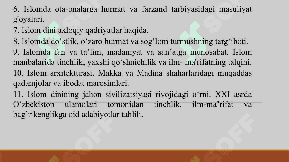 islom qadriyatlari 2