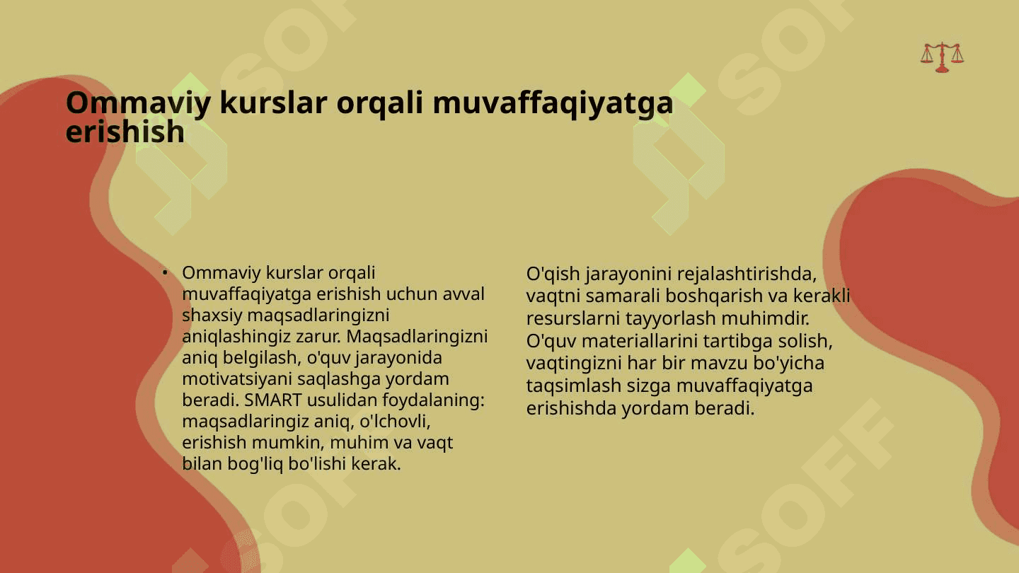 Ommaviy onlayn ochiq kurslar 8