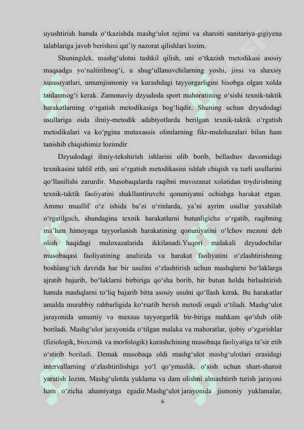 DZYUDODA MAXSUS TEXNIKA VA TAKTIK TAYYORGARLIKNI SHAKILLANTIRISH 5