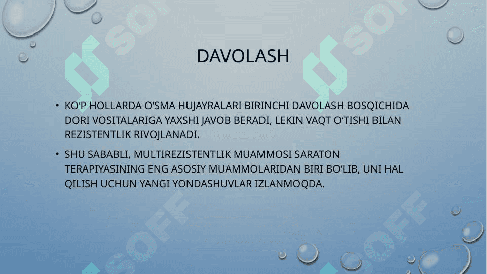 O’sma hujayralarining kimyoviy dori vositalariga multirezistenlik 5