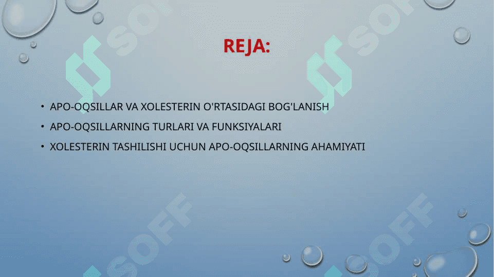 Xolesterin tashilishida qatnashuvchi apo oqsillar 2
