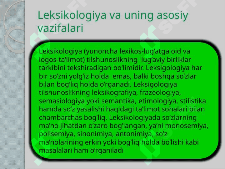 O’zbek tilida leksikologiya 3