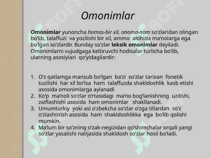 O’zbek tilida leksikologiya 7