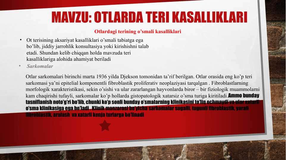 Otlarda teri kasalliklari