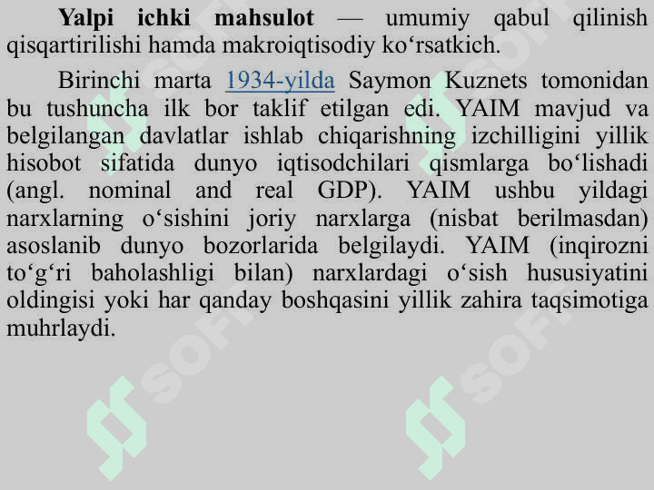 Yalpi ichki mahsulot statistikasi 6