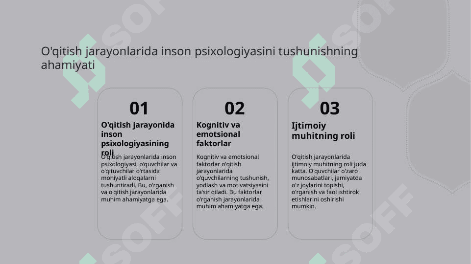 Taʼlim jarayonining psixologik asoslari 8