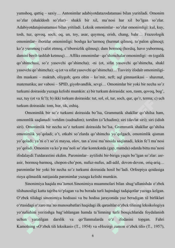 Metaforaning badiiy san'at hosil qilish xusisyatlari 6