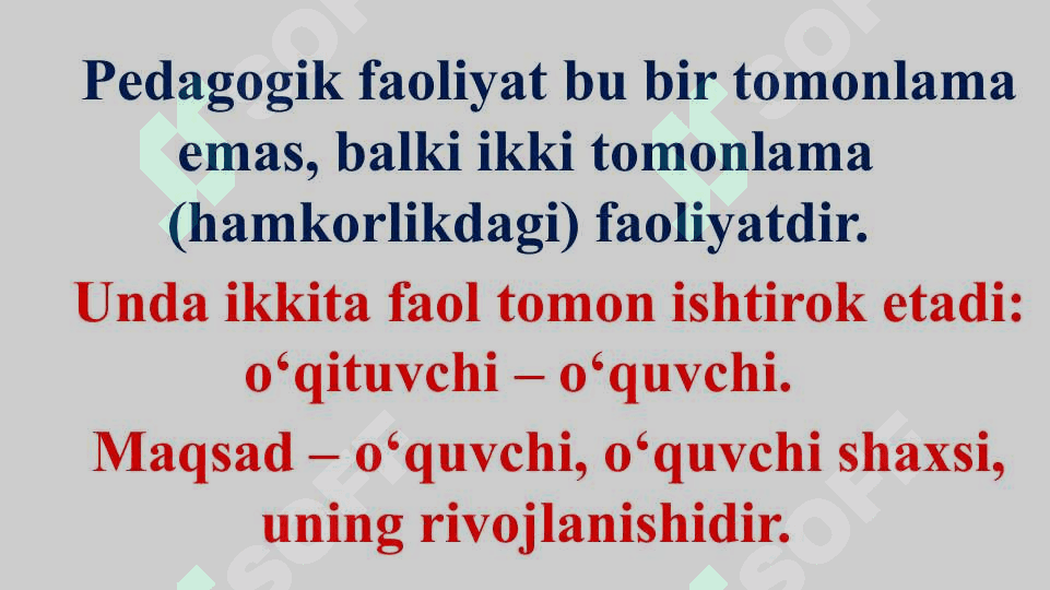 PEDAGOGIK MAHORAT VA UNING O ‘QITUVCHI FAOLIYATIDAGI O‘RNI 8