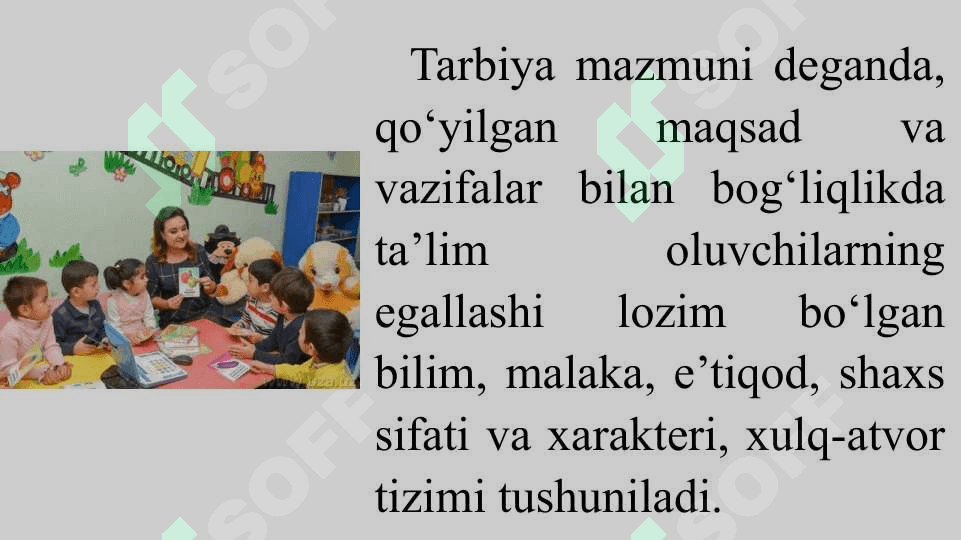 TARBIYA NAZARIYASI. TARBIYA VA UNING TURLARI 6