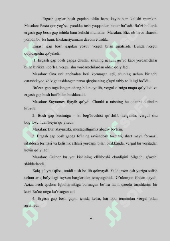 Ergashgan qo‘shma gaplarning sodda gaplar  bilan ma’nodoshligi 6