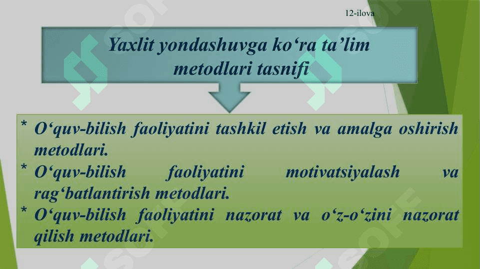 Ta’limni tashkil etish turlari va shakllari 6