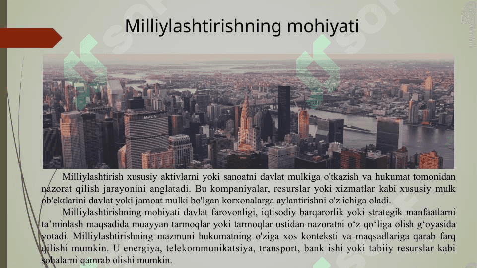 Milliylashtirish 7