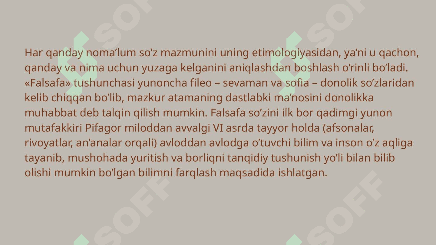 Falsafa turmush tarzi va dunyoni anglash usuli 3