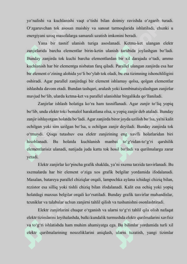 Elektr zanjirlarning asosiy elementlari 6