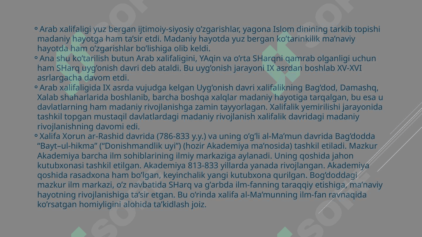 Sharq uyg’onish davrida pedogogik fikrlarning rivojlanishi . 3