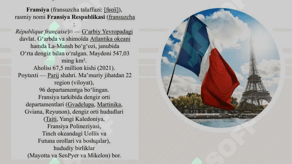 Fransiyaning moliya tizimi va uning o'ziga xos xususiyatlari 2