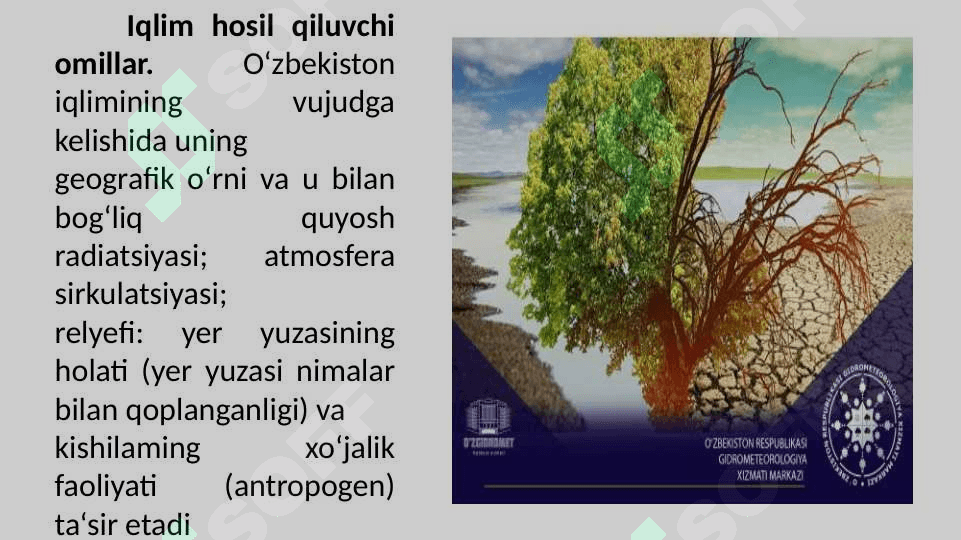 IQLIM O‘ZGARISHIGA MOSLASHUV 3