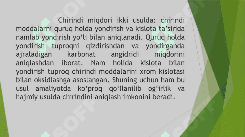 Iqlim o’zgarishi sharoitida tuproqda uglerod balansi 6