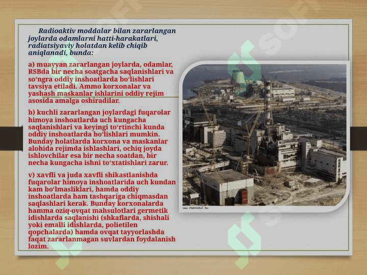 Radiatsiya va ekologiya 6
