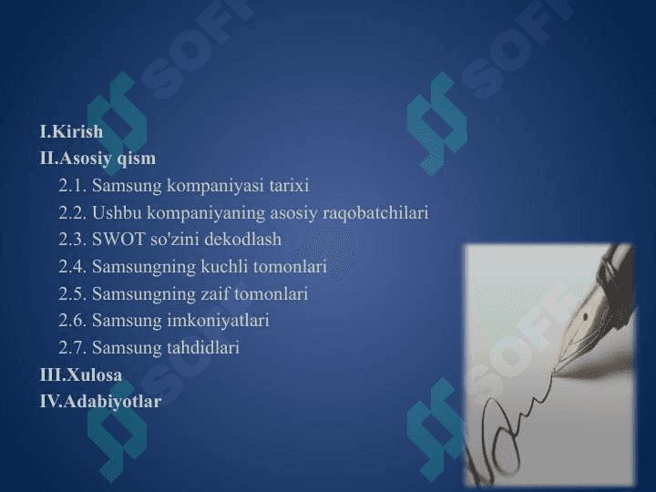 SWOT tahlili   samsung 2