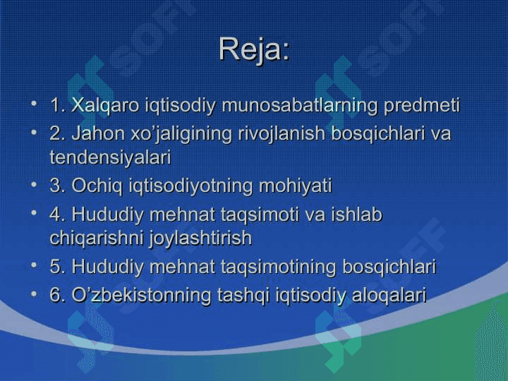 Tadbirkorlik faoliyatini rivojlantirishning maqsadi va vazifalari 2