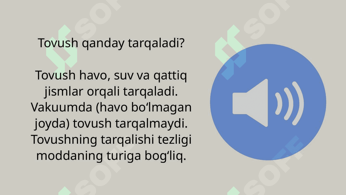 Tovush, tembr, harakat 3