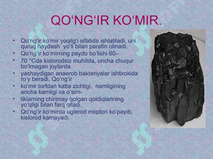 YONUVCHI FOYDALI QAZILMALAR 4
