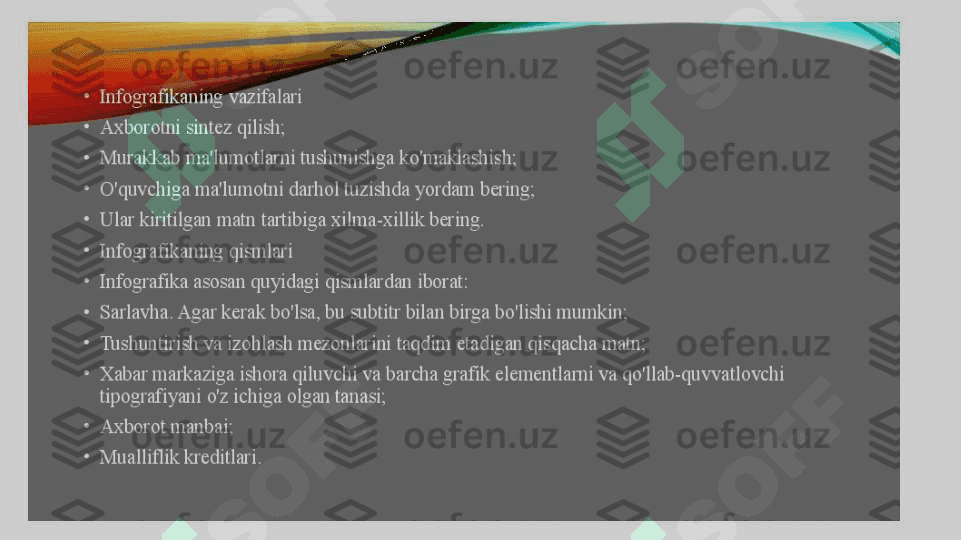 Infografikani yaratish texnologiyalari 3